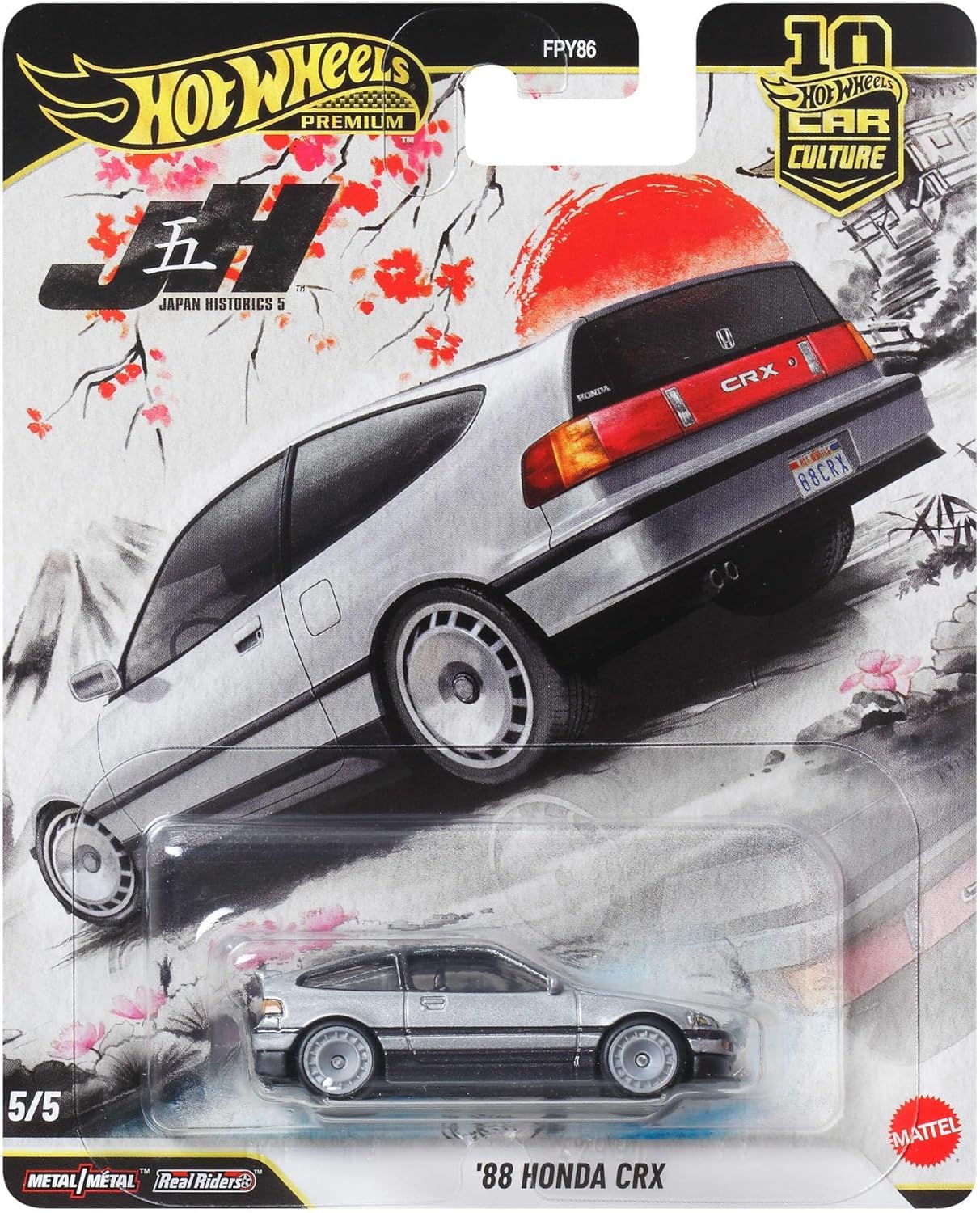 ★inno64 シビック EK9 トミカ BRZ ホットウィール 88 CRX Hot Wheels 88 Honda CRX Car Culture Vehicle, Premium 1:64 Scale